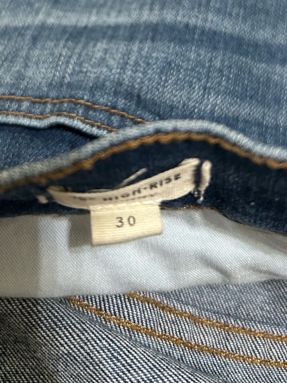 NEW Madewell 10" High Rise Skinny Jean Tulip-Hem somerset wash stretch denim 30 - Picture 11 of 12